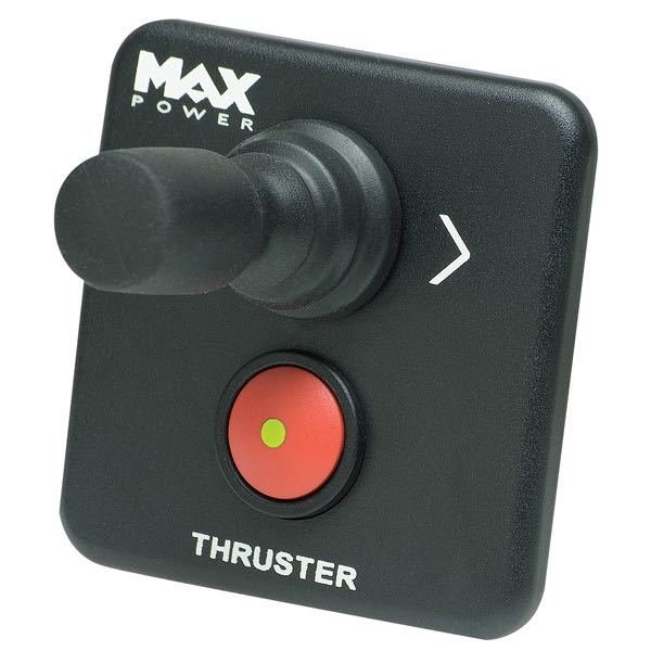 Max Power joystick svart 12/24 V med brytare